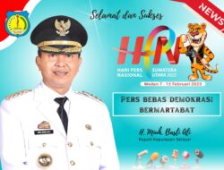 HPN 2023, Bupati Basli Ali Sampaikan Terima Kasih Pada Seluruh Insan Pers