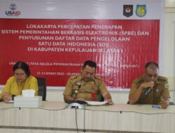 Harapkan Pengelolaan Data Lebih Teratur, Diskominfo-SP x USAID ERAT Gelar Lokakarya