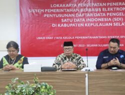 Pemkab Kepulauan Selayar Tandatangani Ikrar Percepatan Implementasi SPBE dan SDI