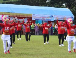 Dalam Rangka Pameran Pendidikan, Wabup Selayar Launching Senam Selayar Cara’dek