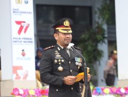 Upacara Hari Bhayangkara ke-77, Kapolres Selayar Bacakan Sambutan Presiden RI