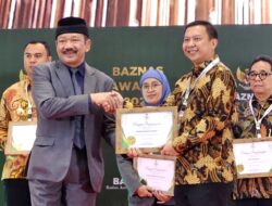Bupati Basli Ali dinobatkan Sebagai Kepala Daerah Terbaik Pendukung Pengelolaan Zakat 2024