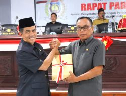 Pemkab Selayar Serahkan Ranperda Pertanggungjawaban Pelaksanaan APBD 2023 Ke DPRD