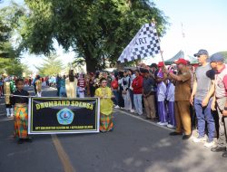 Lomba Gerak Jalan Indah Meriahkan Peringatan HUT RI Ke 79 di Kepulauan Selayar