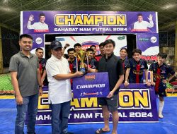 NAM Turnament Futsal Resmi ditutup, Tim Predator United Berhasil Sabet Juara 1