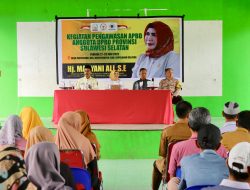 Anggota DPRD Provinsi Hj. Maryani Ali Gelar Pengawasan APBD 2025 di Desa Patilereng Kepulauan Selayar