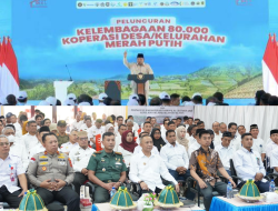 Bupati Natsir Ali Bersama Forkopimda Hadiri Peluncuran Serentak Koperasi Merah Putih oleh Presiden Prabowo