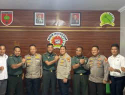 Silaturahmi Dandim 1415 dan Kapolres Selayar, Tegaskan Sinergi Tetap Terjalin Baik