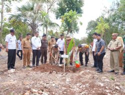 Pemkab Selayar Bersama Jajaran Imigrasi se-Sulsel Tanam Bibit Kelapa Serentak di Selayar