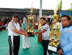 Wakil Bupati Muhtar Buka Turnamen Sepak Takraw Pelajar Perebutkan Piala Bupati dan Ketua TP PKK