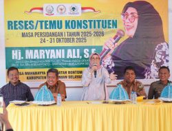 Hj. Maryani Ali, SE Serap Aspirasi Masyarakat Lewat Reses di Maharayya dan Sekitarnya