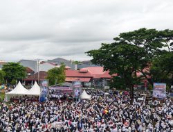 Ribuan Warga Padati Jalan Santai Anti Mager Bersama Gubernur Sulsel dan Bupati Selayar