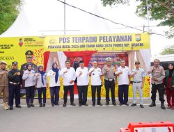 Bupati Natsir Ali, Wabup Muhtar Tinjau Pos Pelayanan Nataru di Benteng, Apresiasi Kesiapan Petugas