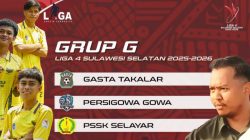 Sapu Bersih Fase Grup, Aroeppala PSSK Selayar Melangkah ke Putaran Kedua Liga 4 Sulsel