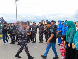 KRI Marlin Sandar di Benteng, Dankodaeral VI Jalani Agenda Strategis di Selayar