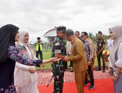 Bupati bersama Forkopimda Sambut Pangdam XIV Hasanuddin, Agenda Utama Penutupan TMMD ke-128