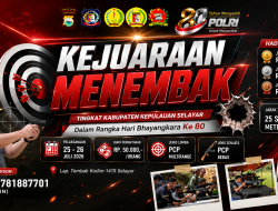 Semarak Hari Bhayangkara ke-80 PERBAKIN Selayar Gelar Kejuaraan Menembak, Perebutkan Hadiah Jutaan Rupiah