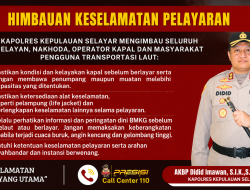 Kapolres Selayar Imbau Nelayan Tunda Melaut, Gelombang Tinggi Diprediksi Terjadi hingga 28 Juli