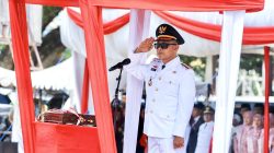 Bupati Natsir Ali Pimpin Upacara Detik-Detik Proklamasi HUT ke-81 RI di Selayar