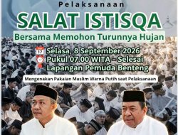 Hadapi Kekeringan dan Ancaman Karhutla, Selayar Gelar Salat Istisqa
